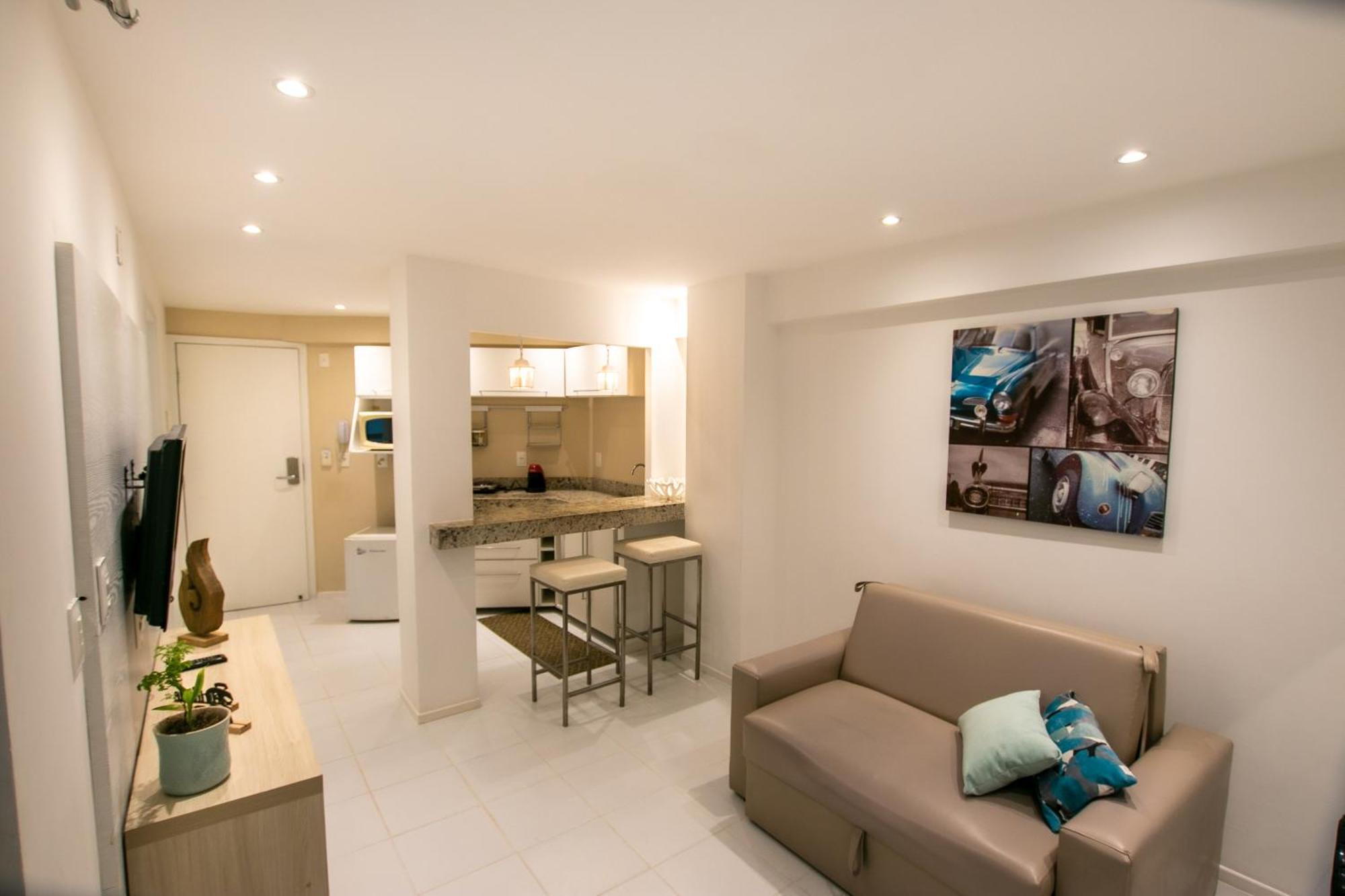 Kings Flat - Apartamentos Com Conforto Beira Mar ناتال الغرفة الصورة