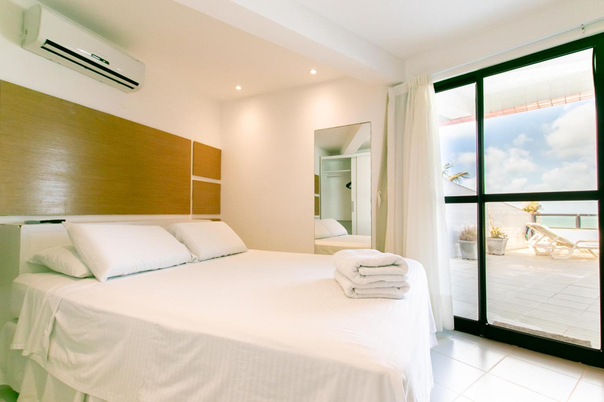 Kings Flat - Apartamentos Com Conforto Beira Mar ناتال الغرفة الصورة